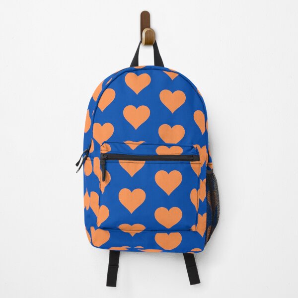 Item preview, UF Orange and Blue Heart Pattern Go Gators designed and sold by collazodesigns.
