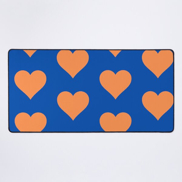 Item preview, UF Orange and Blue Heart Pattern Go Gators designed and sold by collazodesigns.