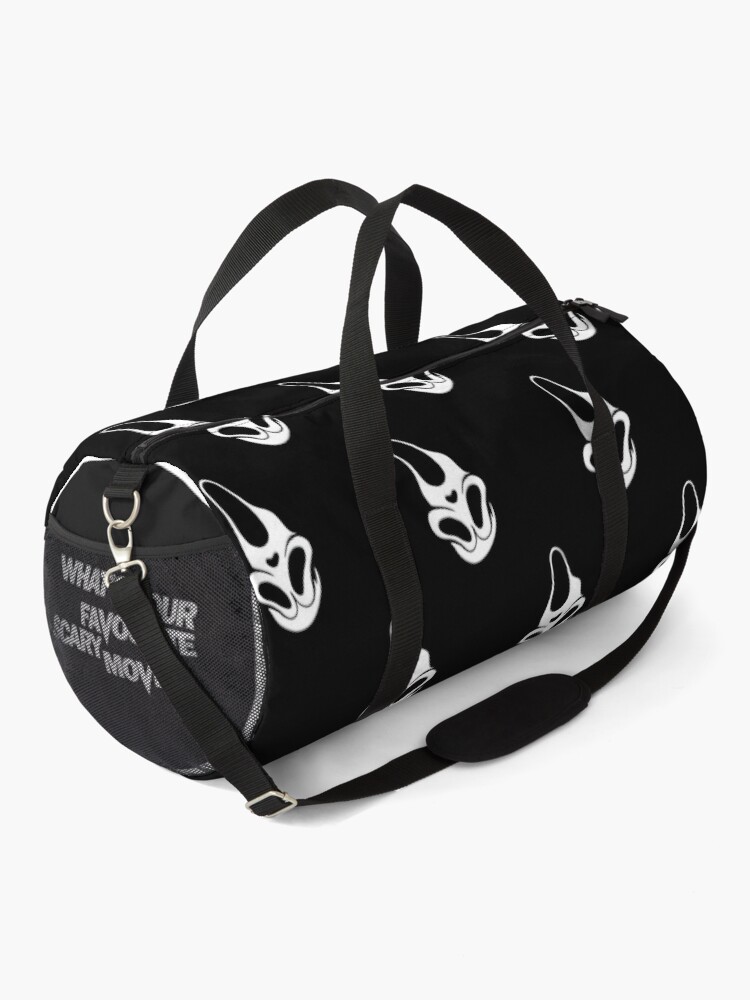 Alternate view of Scream movie ghostface pattern Duffle Bag