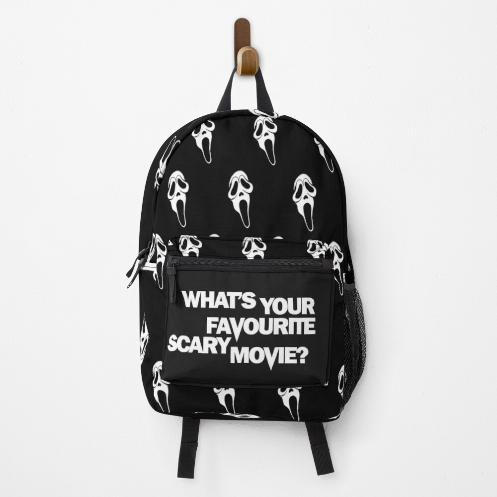 Scream movie ghostface pattern Backpack