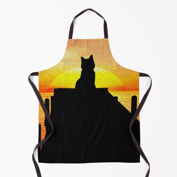 Item preview, Cat at sunset designed and sold by ARTDAMPLUS.