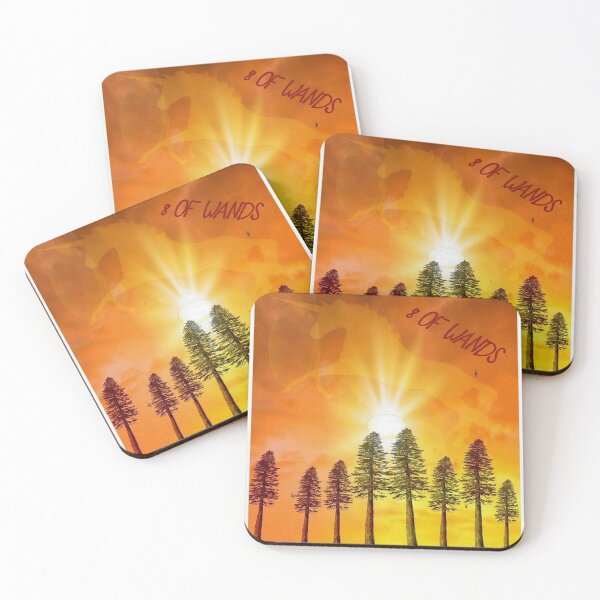 Item preview, 8 of Wands designed and sold by EARTH ANGEL 888.