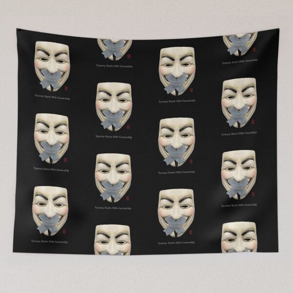 Item preview, Tyranny starts with Censorship  designed and sold by 73553.