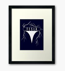 Tesla Coil - Logo Framed Print