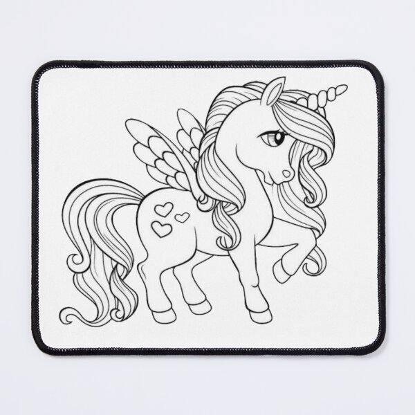 Item preview, Colour me in Unicorn  designed and sold by Gretel Moss.