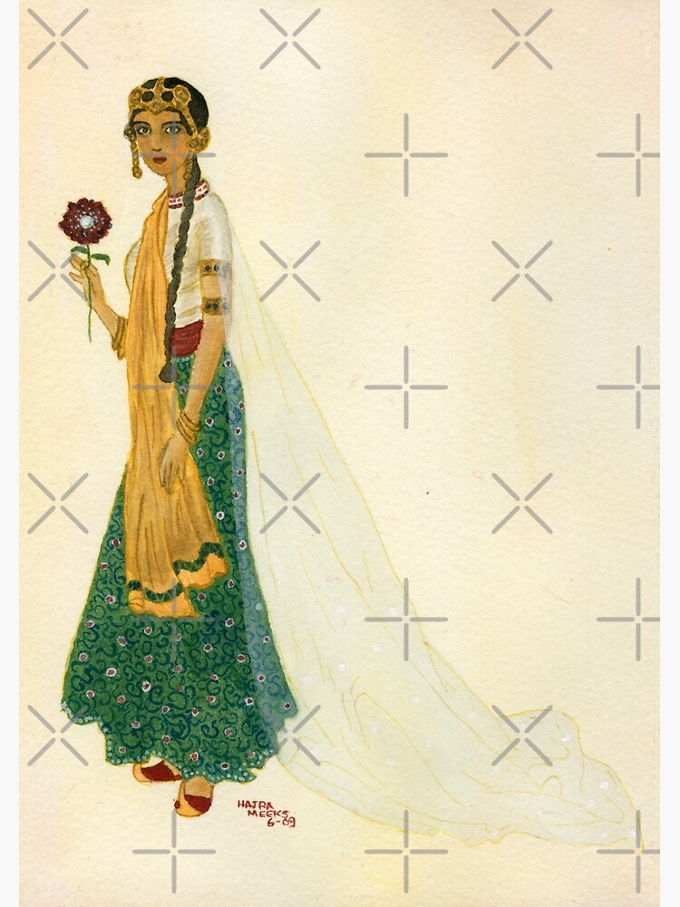 Exotic Princess on Ochre Wash by HajraMeeks