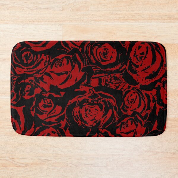 Item preview, Red roses trendy painted pattern designed and sold by cutecrazytshirt.