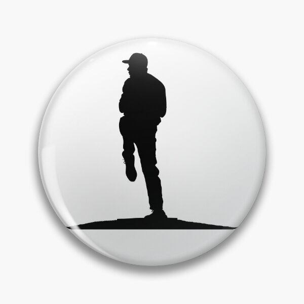 Item preview, Baseball player, pitcher while throwing ball. Pitcher throwing a ball on pitcher mound.  designed and sold by Marcin Adrian.