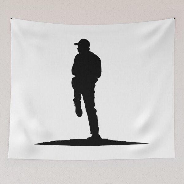 Item preview, Baseball player, pitcher while throwing ball. Pitcher throwing a ball on pitcher mound.  designed and sold by Marcin Adrian.