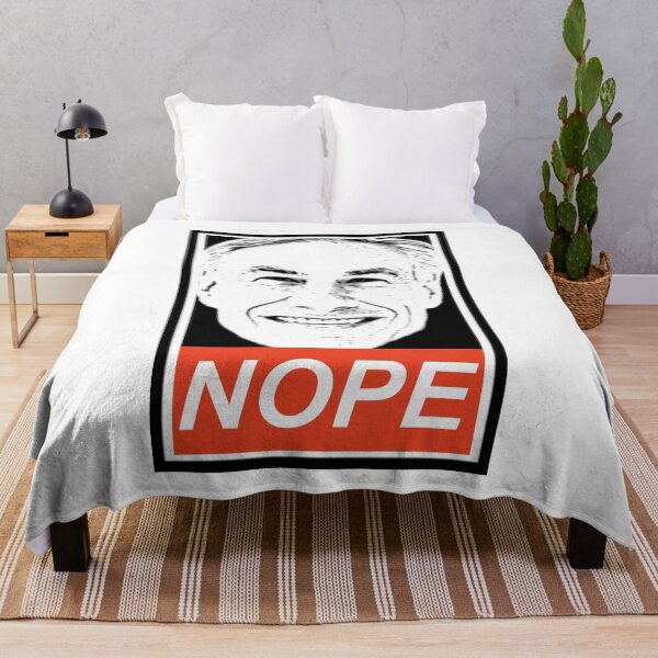 Item preview, Greg Abbott: NOPE. Obey style. designed and sold by KBwiththeTees.