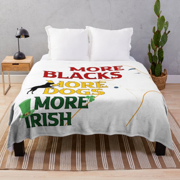 Item preview, More Blacks More Dogs More Irish african woman black dog lovers Gift designed and sold by DrGamyx.