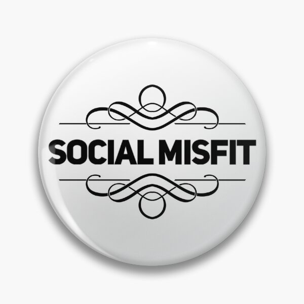 Item preview, Copy of Social Misfit (Black) designed and sold by CreativeSoul7.