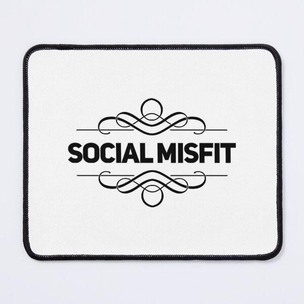 Item preview, Copy of Social Misfit (Black) designed and sold by CreativeSoul7.