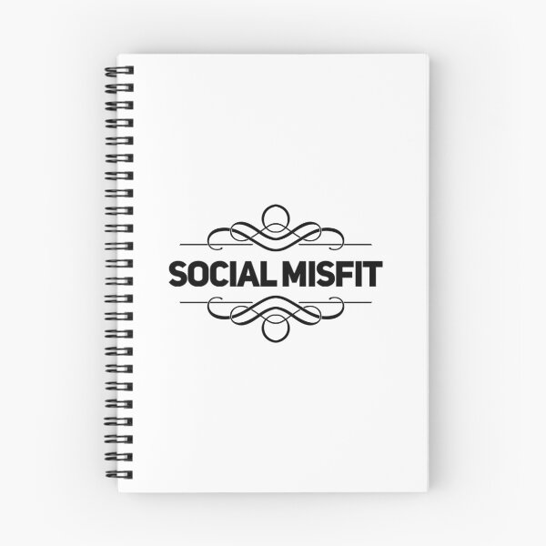 Item preview, Copy of Social Misfit (Black) designed and sold by CreativeSoul7.