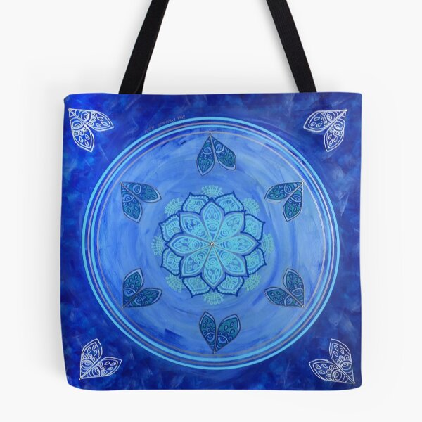 Item preview, Blue Lotus Mandala designed and sold by Ilse Mathews.