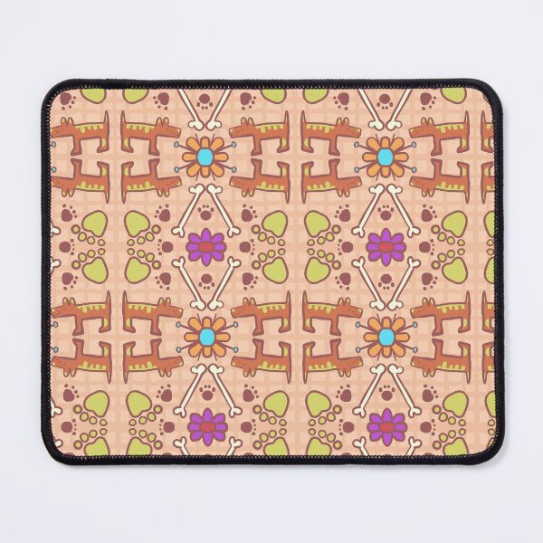 Item preview, The world of the friendly dog pattern designed and sold by RafaelLima7.