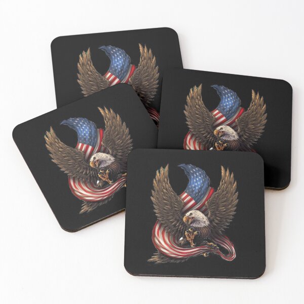 Item preview, Estados Unidos American Eagle bandera americana patriótica designed and sold by Rowena Jones.