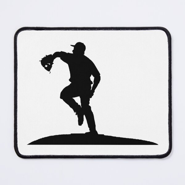 Item preview, Baseball player, pitcher while throwing ball. Pitcher throwing a ball on pitcher mound.  designed and sold by Marcin Adrian.