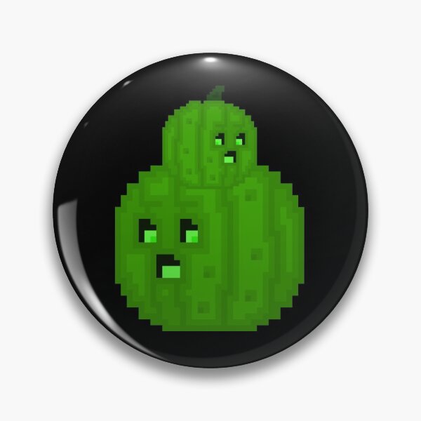 Item preview, Green Pixel Halloween Pumpkins designed and sold by rin3d .