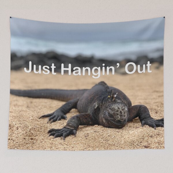 Item preview, Just Hanging Out - Iguana designed and sold by BullishGraphics.