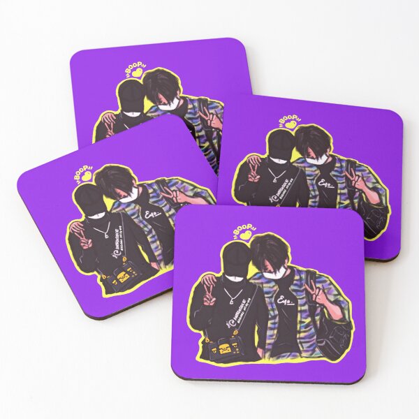 Item preview, Jikook airport look - purple background version designed and sold by art-by-emo.