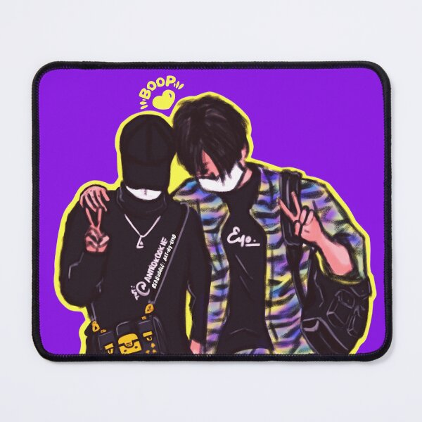 Item preview, Jikook airport look - purple background version designed and sold by art-by-emo.