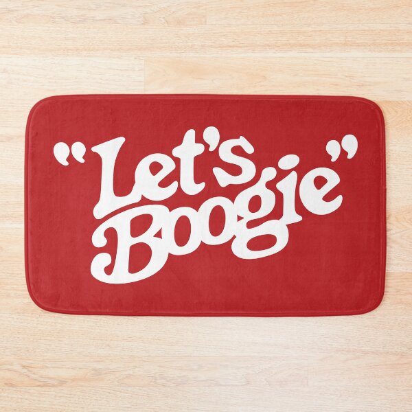 Item preview, Let's Boogie (White on Red) designed and sold by Justin Ellis.