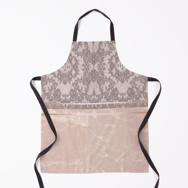 Item preview, Chic Pastel Rose Pink Rosegold Geometric Floral Lace and Marble Pattern designed and sold by LaceySkies.