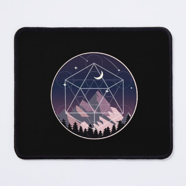 Item preview, Sacred Geometry Purple Mountains with Moon designed and sold by nanogarbanzo.