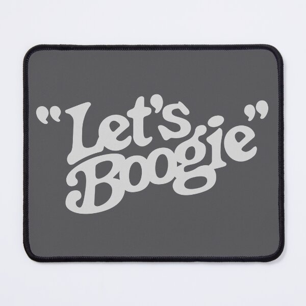 Item preview, Let's Boogie (Off White on Asphalt) designed and sold by Justin Ellis.