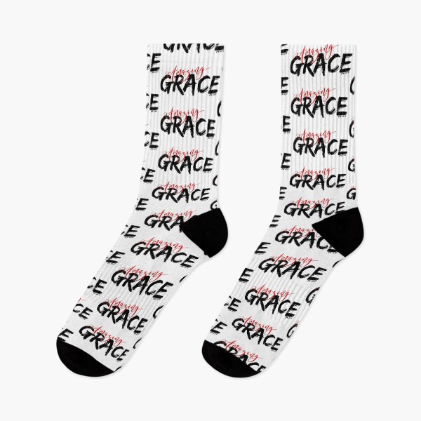 Item preview, Amazing Grace, Ephesians 2 8, Christian Inspirational Design, Religious Sayings, By God in Red designed and sold by LifeCrush.