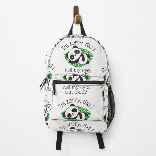 Item preview, I'm sorry, did I roll my eyes out loud? Cute animal friendly panda designed and sold by Auntieck.