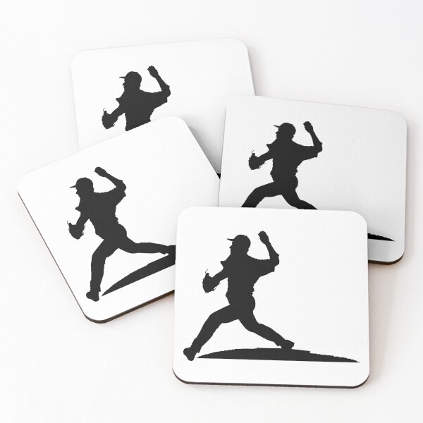 Item preview, Baseball player, pitcher while throwing ball. Pitcher throwing a ball on pitcher mound.  designed and sold by Marcin Adrian.