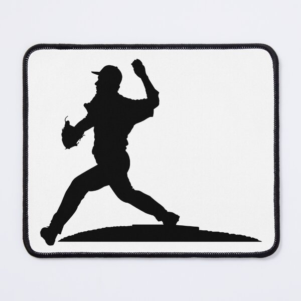 Item preview, Baseball player, pitcher while throwing ball. Pitcher throwing a ball on pitcher mound.  designed and sold by Marcin Adrian.