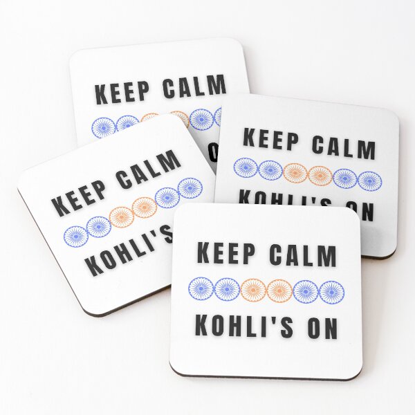 Item preview, Keep Calm Kohli's On Cricket Captain designed and sold by PHLDesign.
