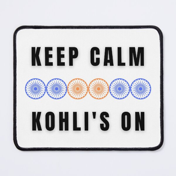 Item preview, Keep Calm Kohli's On Cricket Captain designed and sold by PHLDesign.
