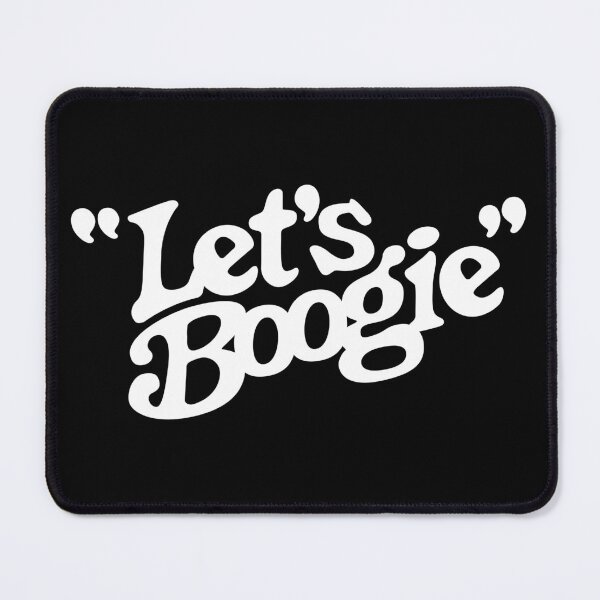 Item preview, Let's Boogie (White on Black) designed and sold by Justin Ellis.