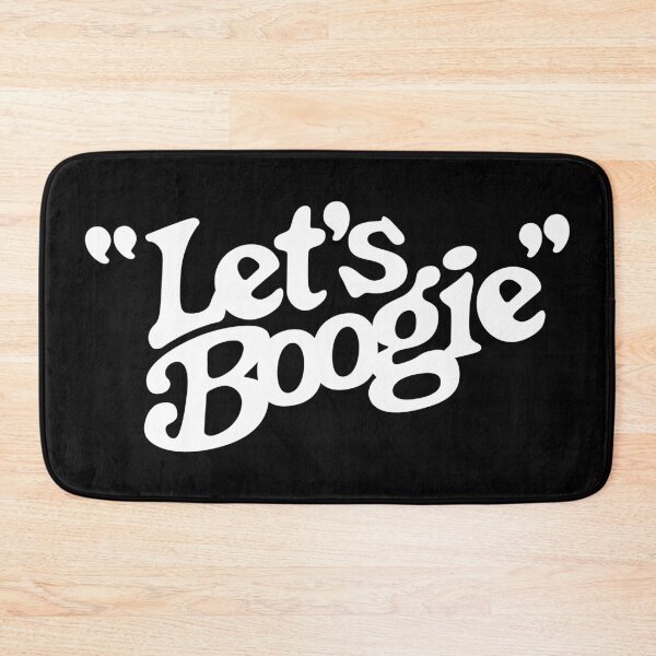 Item preview, Let's Boogie (White on Black) designed and sold by Justin Ellis.
