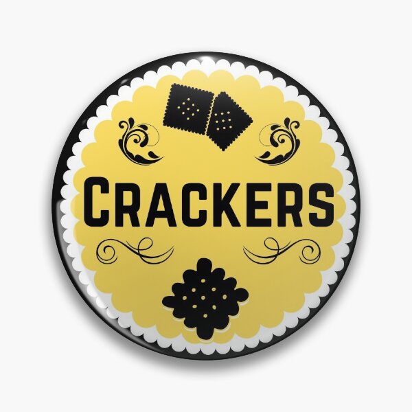 Item preview, Crackers - Yellow Food Container Label  designed and sold by LabelStore.