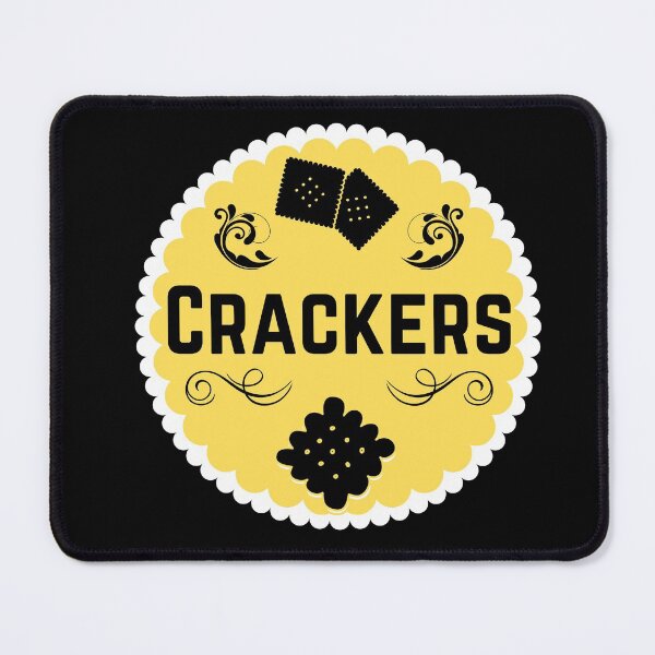 Item preview, Crackers - Yellow Food Container Label  designed and sold by LabelStore.