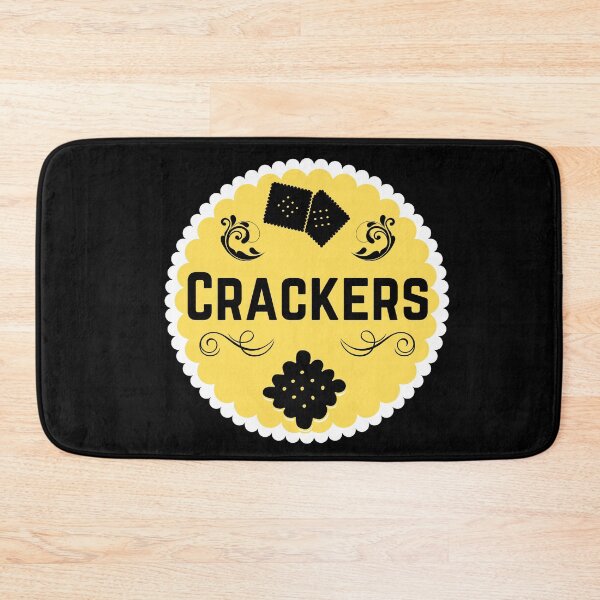 Item preview, Crackers - Yellow Food Container Label  designed and sold by LabelStore.