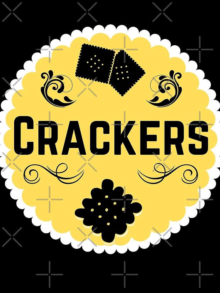 Thumbnail 3 of 3, Scarf, Crackers - Yellow Food Container Label designed and sold by LabelStore.