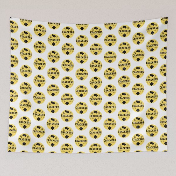 Item preview, Crackers - Yellow Food Container Label  designed and sold by LabelStore.