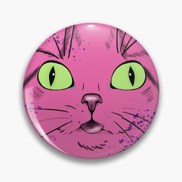 Artikelvorschau, rosa verrückte Katze entworfen und verkauft von ativka.
