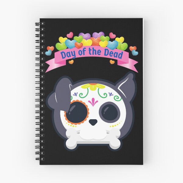 Item preview, Sugar Skull Puppy With Bone designed and sold by sandycoconuts.
