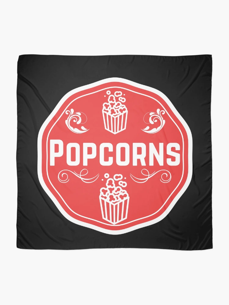 Thumbnail 2 of 3, Scarf, Popcorn- Red Food Container Label  designed and sold by LabelStore.