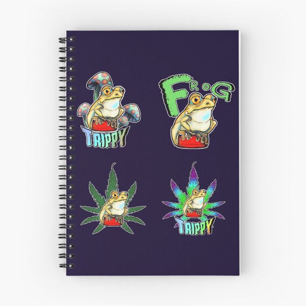 Item preview, Frog Sticker Collection Green Trippy designed and sold by iduzarts.