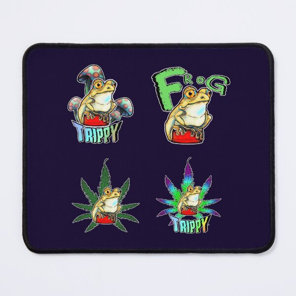 Item preview, Frog Sticker Collection Green Trippy designed and sold by iduzarts.