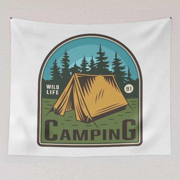 Item preview, Wildlife Camping Adventure designed and sold by Vector Scout Lab.