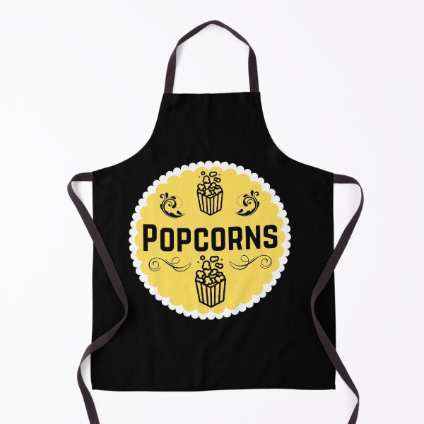 Item preview, Popcorn - Yellow Food Container Label  designed and sold by LabelStore.